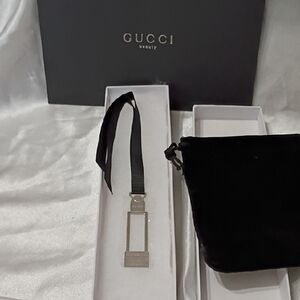 New Gucci Silver Book Mark